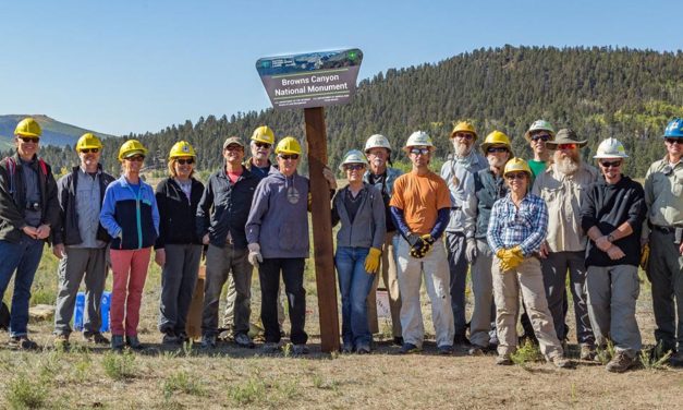 Volunteers tackle work project at Browns Canyon National Monument