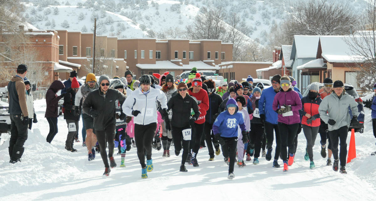 New Year’s day 5K race contestants brave cold weather.
