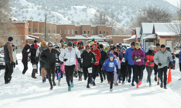 New Year’s day 5K race contestants brave cold weather.