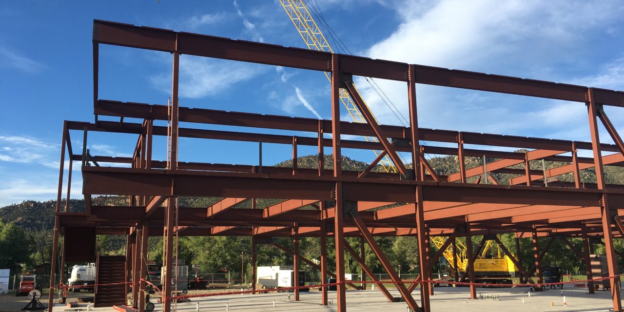 Steel going up at Buena Vista School construction, talks on mascot change