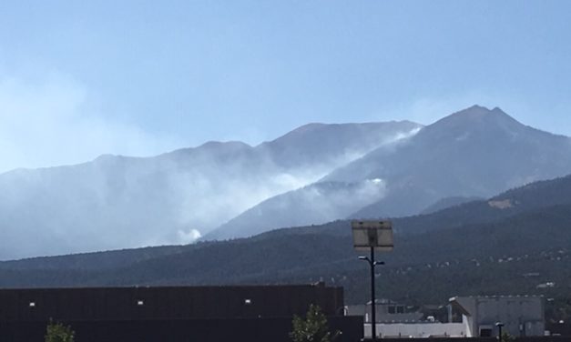 Gusty winds may increase Decker Fire behavior today