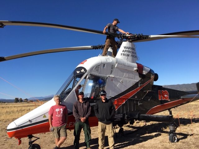 Helicopters the ‘workhorses’ of the Decker Fire Flight Command effort