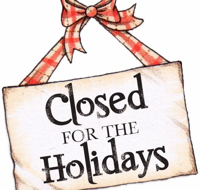 Holiday Closures for City, Town and County Offices