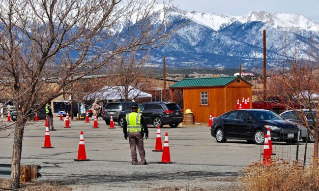 State Health Dept.Tests for COVID-19 at Chaffee County Fairgrounds