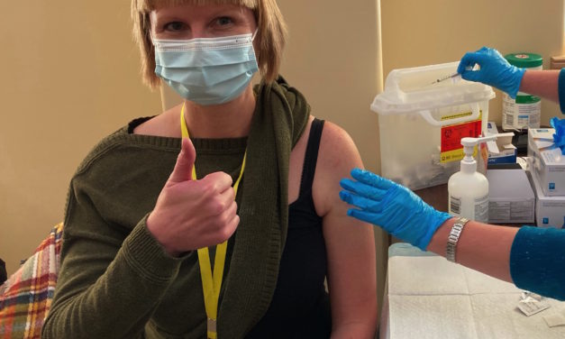 CCPH Testing Team Members Receive COVID-19 Vaccine