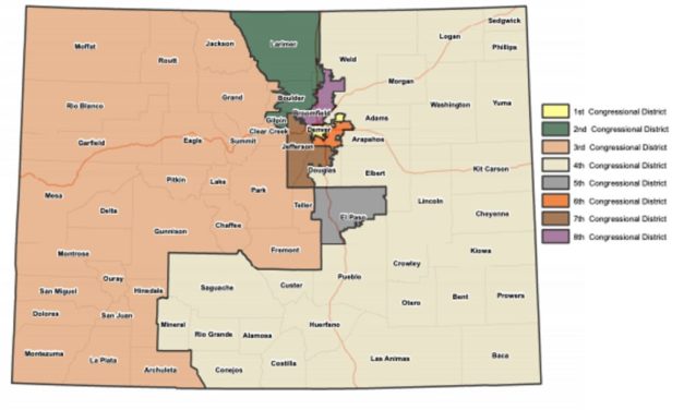 First Draft of Colorado Census Redistricting Map Released