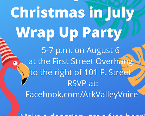 Christmas in July Campaign Continues, Wrap-up Gathering Set for Aug. 6