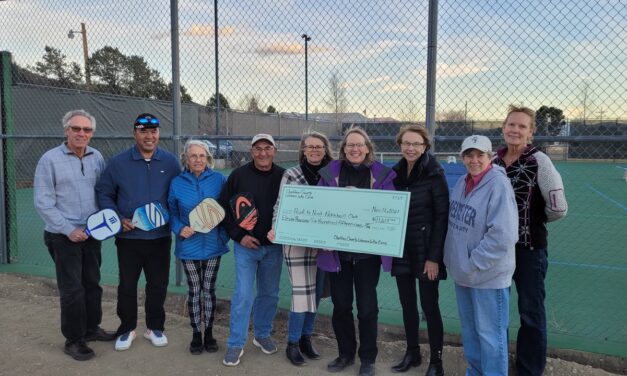 Chaffee County Women Who Care selected Peak to Peak Pickleball Club to receive this quarter’s donation