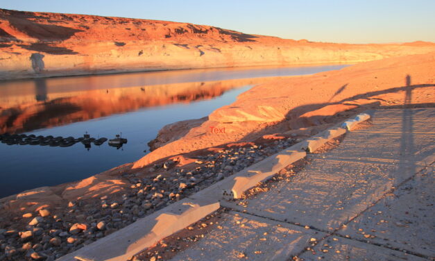 The perplexity of a useless boat ramp at Lake Powell