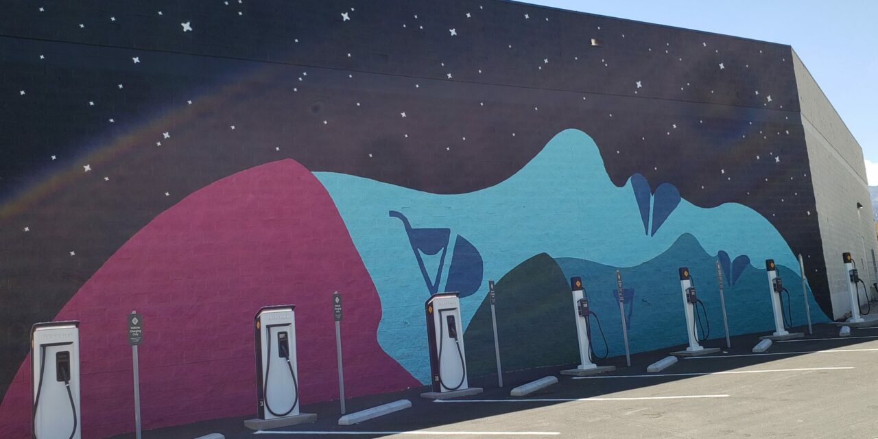 Buckley Completes Rivian Wall Mural at Salida Safeway