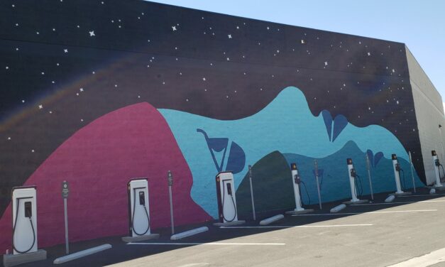 Buckley Completes Rivian Wall Mural at Salida Safeway