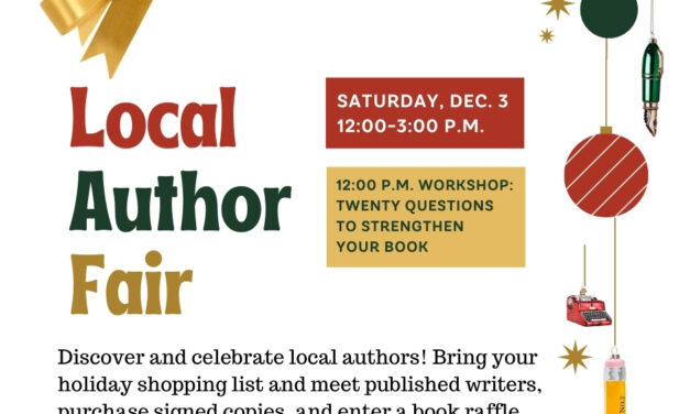 BV Library continues virtual author talks, annual Local Author Fair