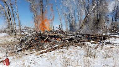  Colorado Parks and Wildlife announces slash pile burning operations in the Rio Grande State Wildlife Area