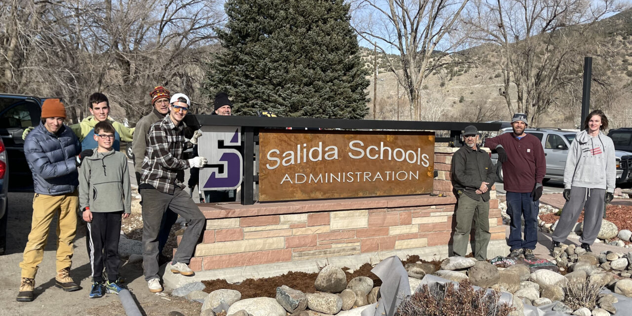 Eagle Scout Project Yields New Salida School Administration Building Signage