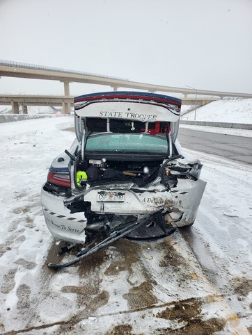 Unsafe Drivers Hit Two Colorado State Patrol Cars