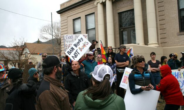 Rally in Support of the Salida Regional Library, Gay Rights Attracts Large Crowd