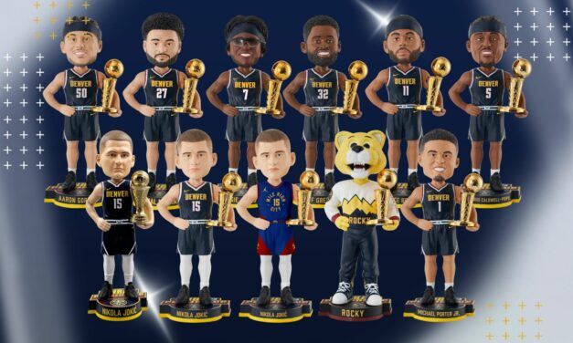 Limited Edition Denver Nuggets 2023 NBA Bobbleheads Released to Celebrate National Bobblehead Day